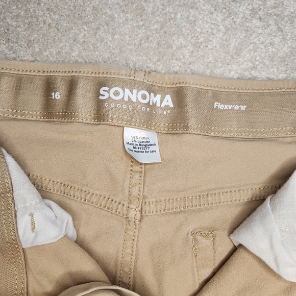 Sonoma Tan Jeans, Boys Size 16 - Picture 3 of 6